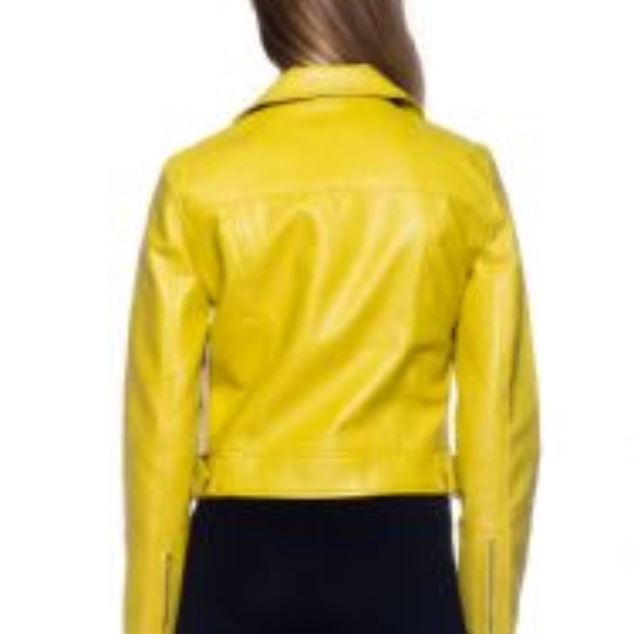 BRIGHT AND HAPPY FAUX LEATHER JACKET - Picture 3 of 3